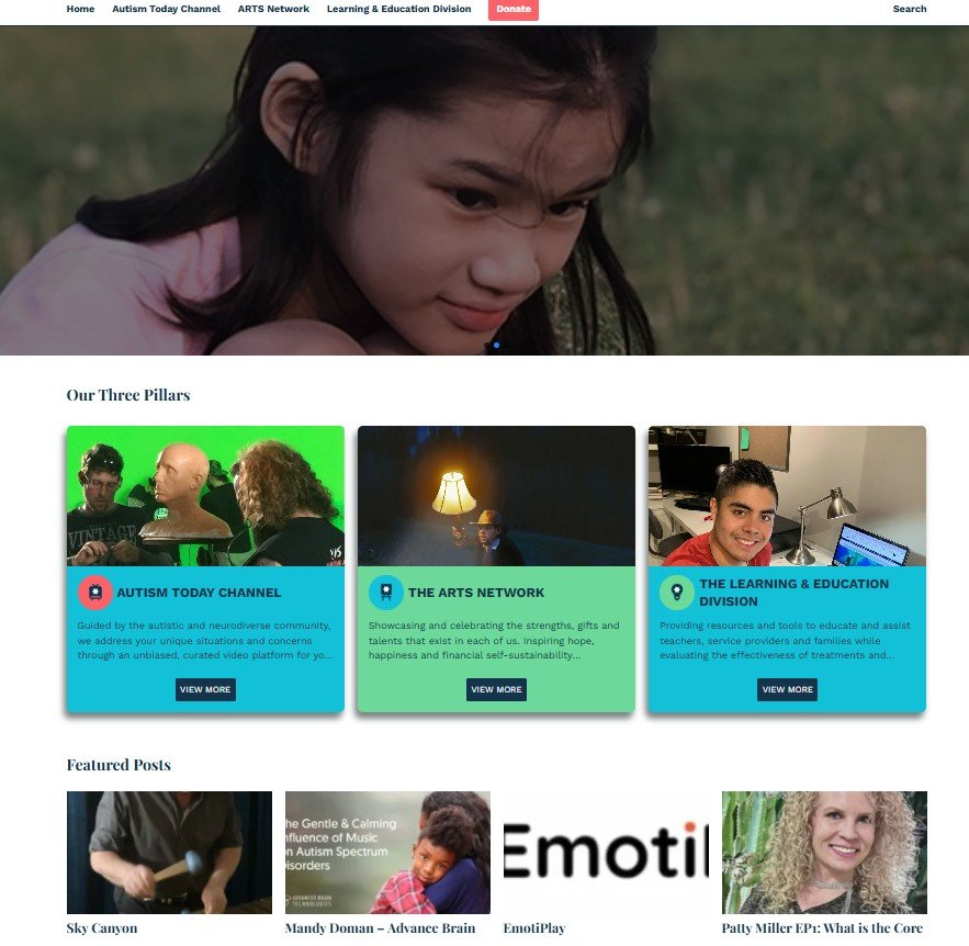 Autism Today First Website