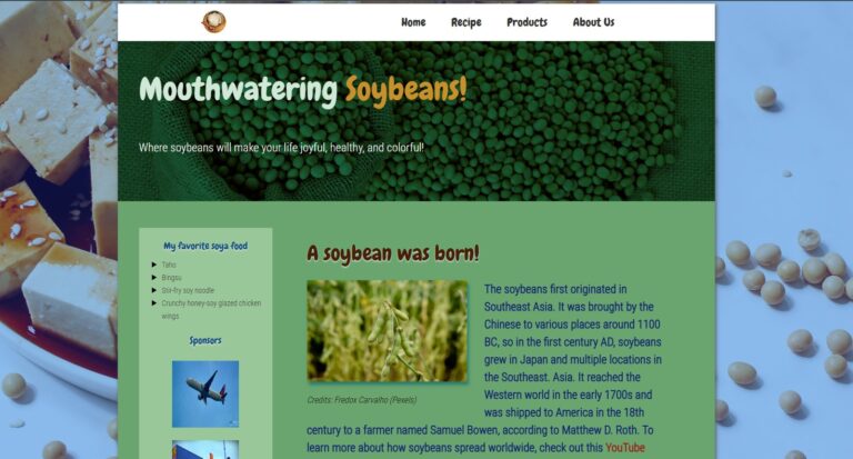 Mouthwatering Soybeans Site